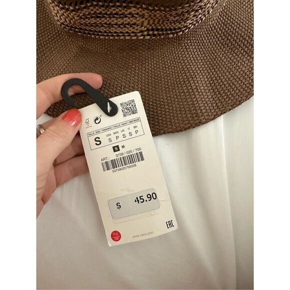 NWT ZARA WOVEN RANCHER HAT Size S - Picture 6 of 7